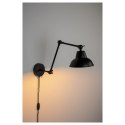 OUTLET Lampa ścienna XAVI vintage industrial loft czarna White Label Living