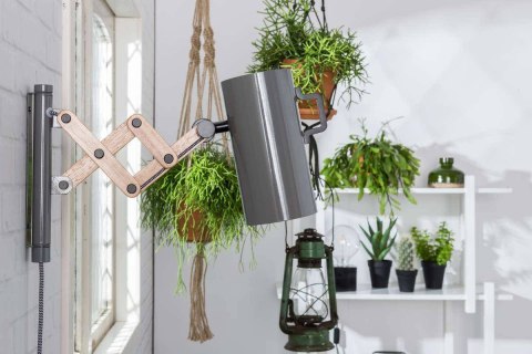 Lampa ścienna FLEX harmonijka regulowana szara ZUIVER Lampa ścienna FLEX harmonijka regulowana szara ZUIVER