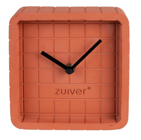 OUTLET Zegar CUTE beton czerwony ZUIVER OUTLET Zegar CUTE beton czerwony ZUIVER