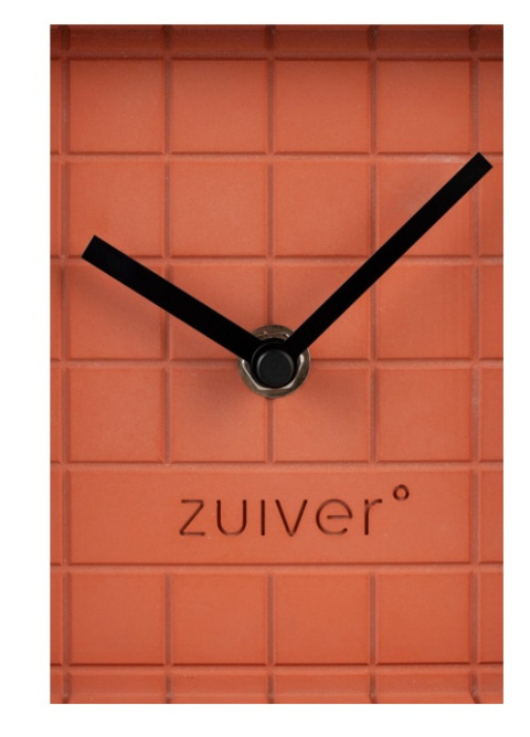 OUTLET Zegar CUTE beton czerwony ZUIVER OUTLET Zegar CUTE beton czerwony ZUIVER
