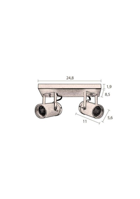 Kinkiet punktowy lampa ścienna SCOPE 2 DTW miedziana DUTCHBONE Kinkiet punktowy lampa ścienna SCOPE 2 DTW miedziana DUTCHBONE
