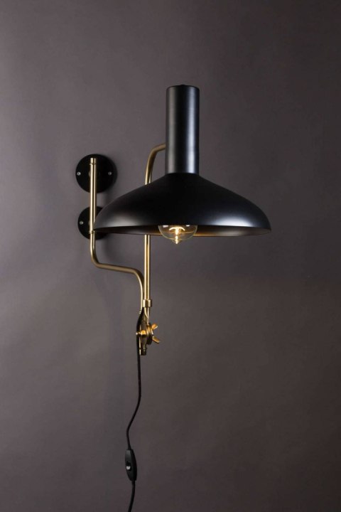 Lampa ścienna kinkiet DEVI czarna regulowana DUTCHBONE Lampa ścienna kinkiet DEVI czarna regulowana DUTCHBONE