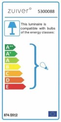 Lampa wisząca TRUST czarna marmur minimalizm ZUIVER