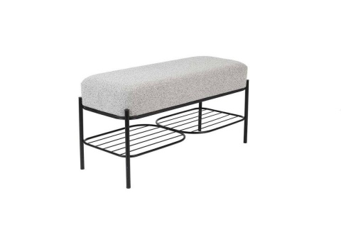 Ławka tapicerowana MILOU szaro czarna 2MODERN Ławka tapicerowana MILOU szaro czarna 2MODERN