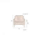 Sofa HOUDA 1 osobowa forest DUTCHBONE