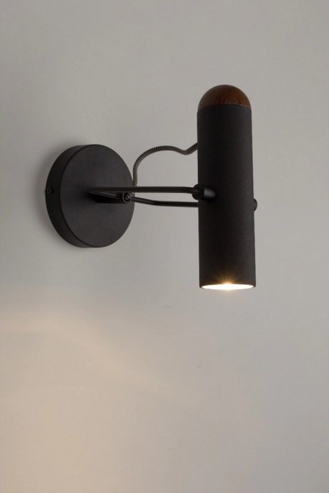 Lampa ścienna kinkiet punktowy MARLON czarna skandynawski styl ZUIVER Lampa ścienna kinkiet punktowy MARLON czarna skandynawski styl ZUIVER