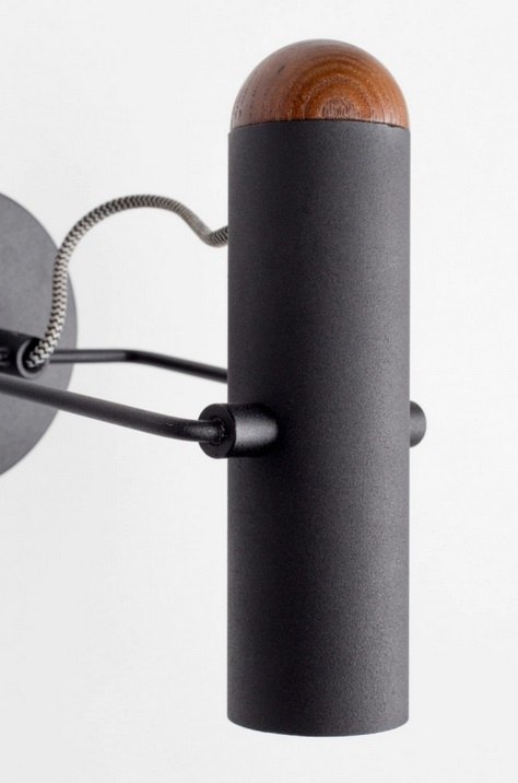 Lampa ścienna kinkiet punktowy MARLON czarna skandynawski styl ZUIVER Lampa ścienna kinkiet punktowy MARLON czarna skandynawski styl ZUIVER
