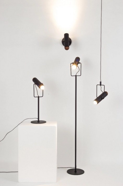 Lampa ścienna kinkiet punktowy MARLON czarna skandynawski styl ZUIVER Lampa ścienna kinkiet punktowy MARLON czarna skandynawski styl ZUIVER