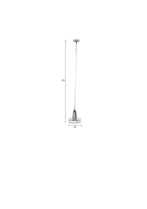 Lampa wisząca ANSHIN S dymiona srebrna nowoczesna ORANGE LINE Lampa wisząca ANSHIN S dymiona srebrna nowoczesna ORANGE LINE