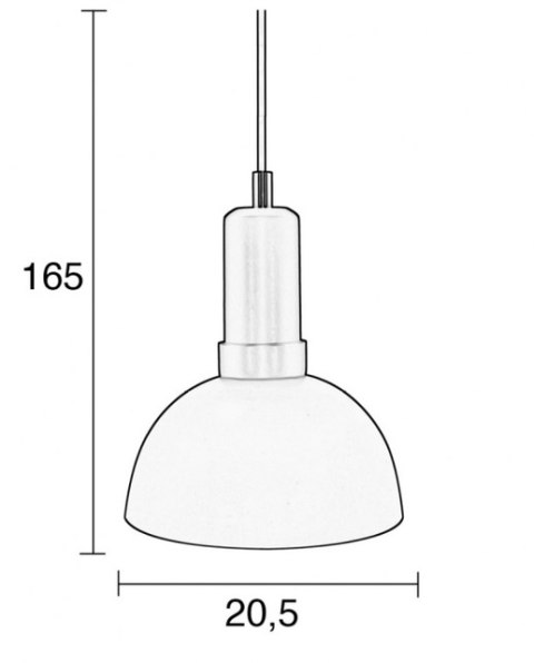 Lampa wisząca CHARLIE szaro rożowa metal ZUIVER Lampa wisząca CHARLIE szaro rożowa metal ZUIVER