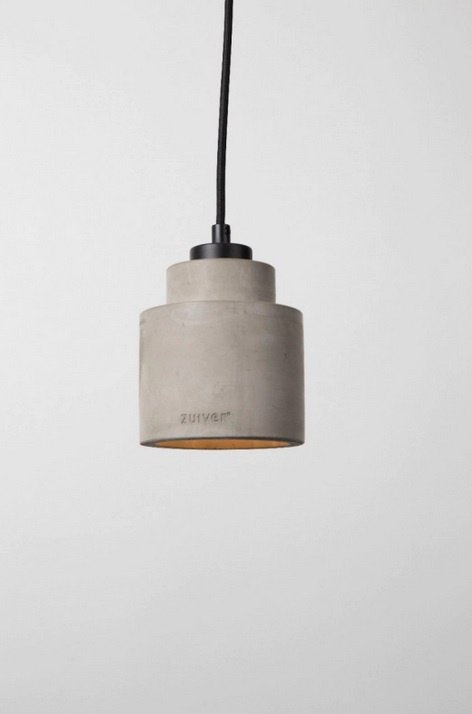 Lampa wisząca betonowa LEFT szara industrial ZUIVER Lampa wisząca betonowa LEFT szara industrial ZUIVER