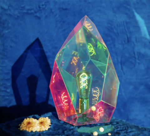 Lampa stołowa holograficzna DIAMOND DEAR diament holo BOLD MONKEY Lampa stołowa holograficzna DIAMOND DEAR diament holo BOLD MONKEY