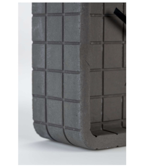 OUTLET Zegar CUTE beton ciemnoszary nowoczesny skandynawski styl ZUIVER OUTLET Zegar CUTE beton ciemnoszary nowoczesny skandynawski styl ZUIVER