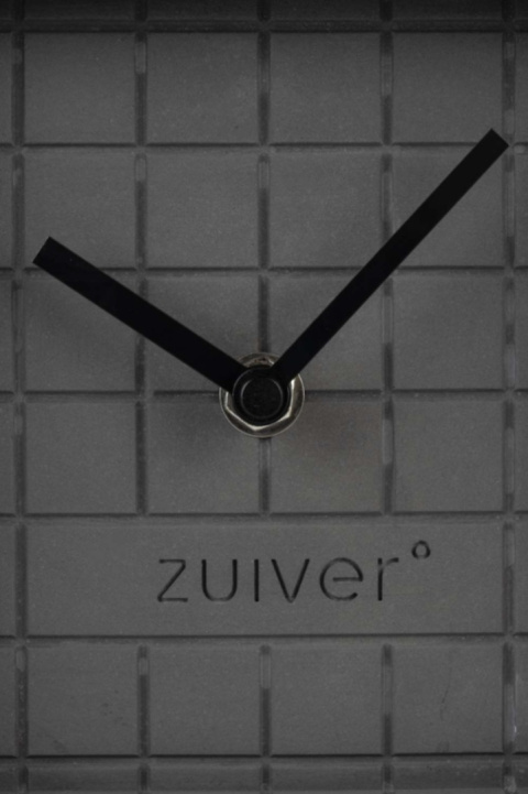 OUTLET Zegar CUTE beton ciemnoszary nowoczesny skandynawski styl ZUIVER OUTLET Zegar CUTE beton ciemnoszary nowoczesny skandynawski styl ZUIVER