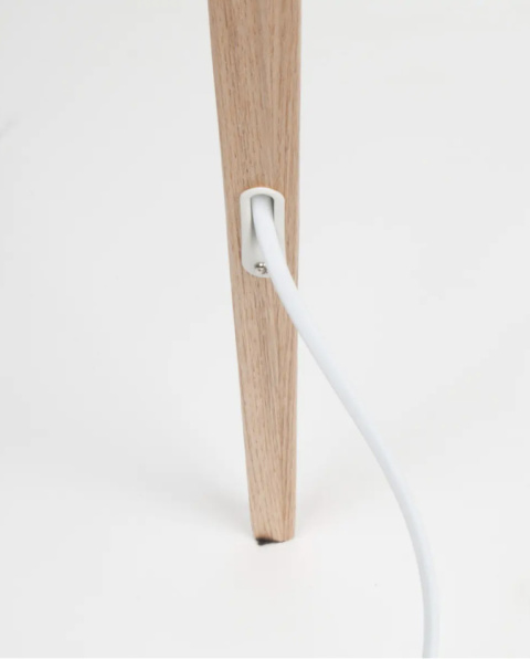 OUTLET Lampa podłogowa TRIPOD WOOD biała elegancka skandynawski styl ZUIVER OUTLET Lampa podłogowa TRIPOD WOOD biała elegancka skandynawski styl ZUIVER